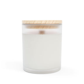 Love Is In The Air Frosted Glass Candle, 11oz