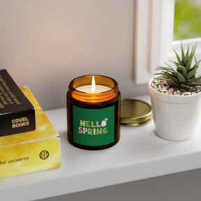 Hello Spring Scented Candle - Coconut Apricot Wax (4oz/9oz)