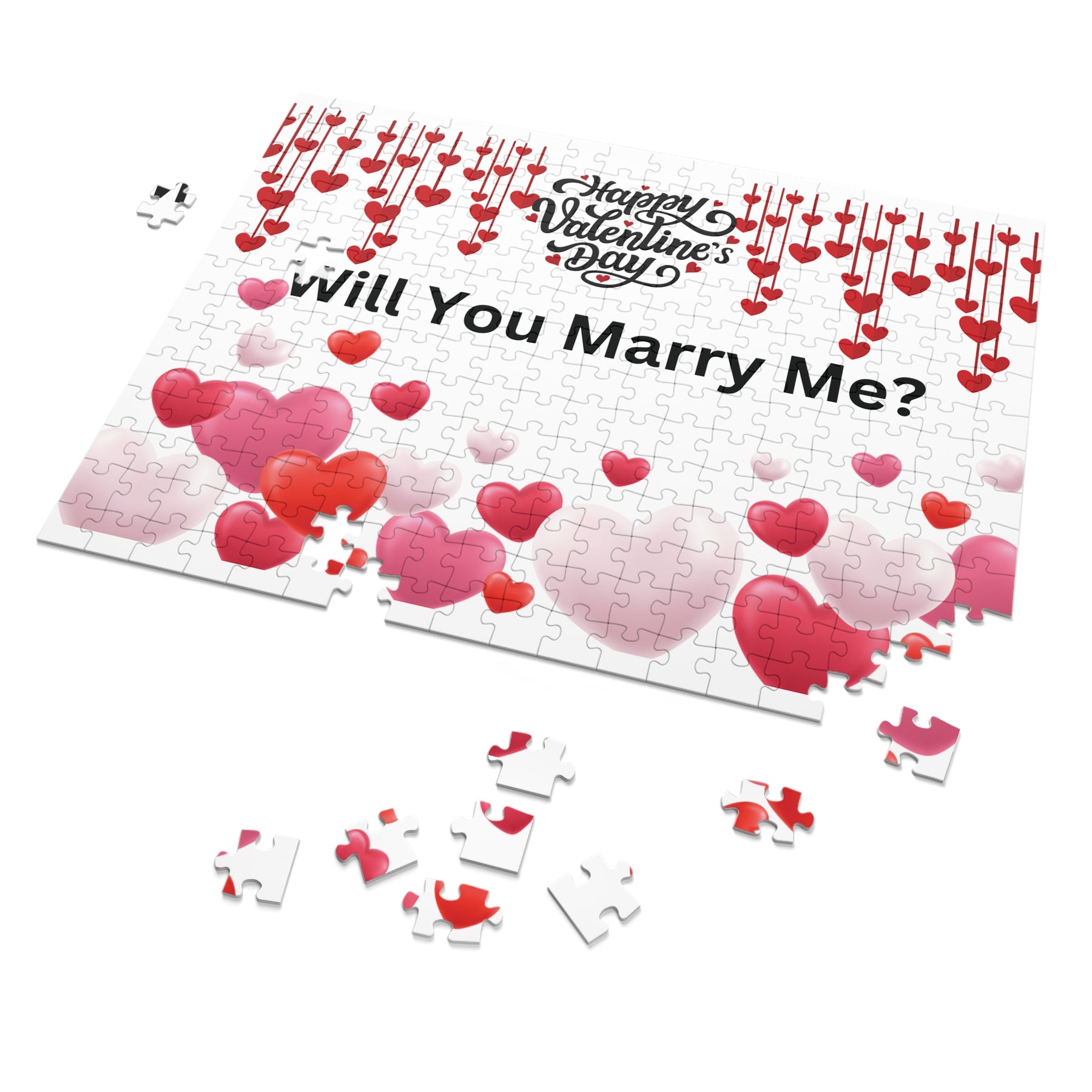 Will You Marry Me Jigsaw Puzzle with Tin