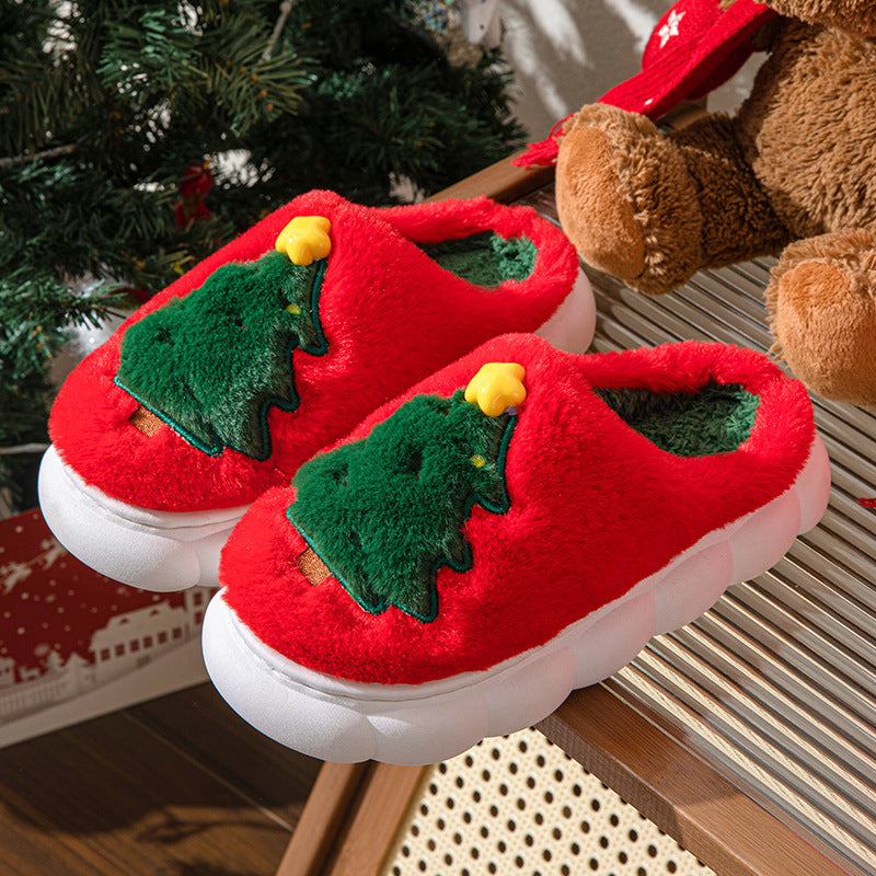 Christmas Tree Slippers – Cozy Holiday Comfort