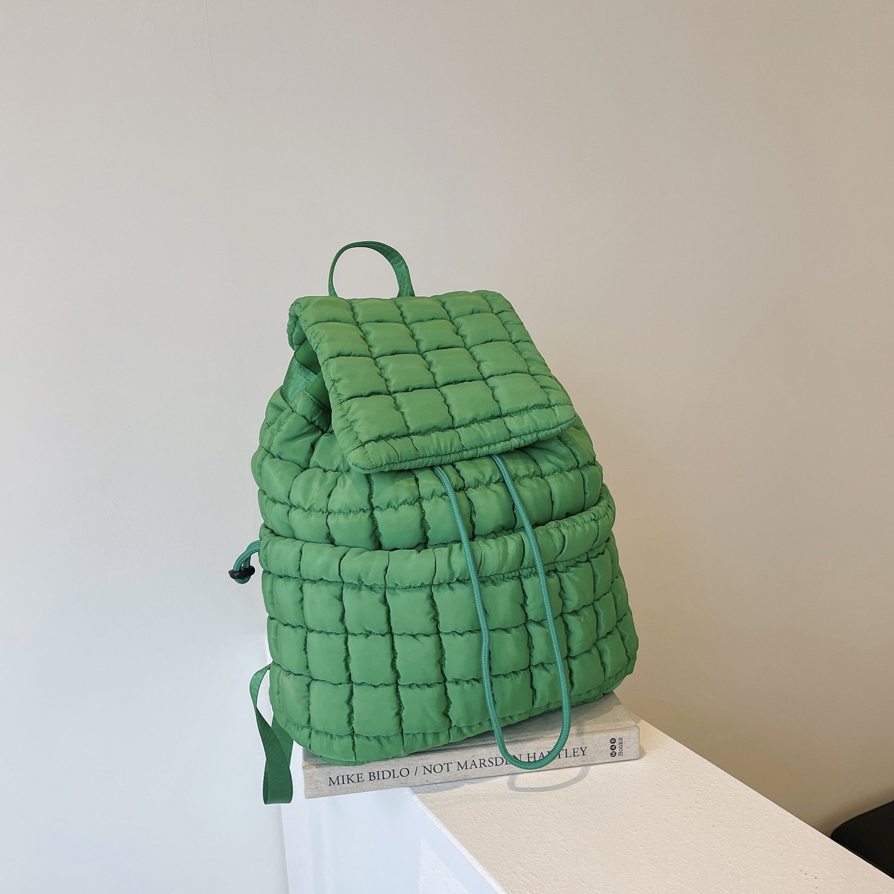 Candy Color Quilted Backpack