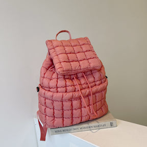 Candy Color Quilted Backpack