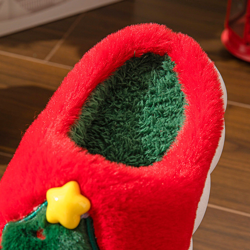 Christmas Tree Slippers – Cozy Holiday Comfort