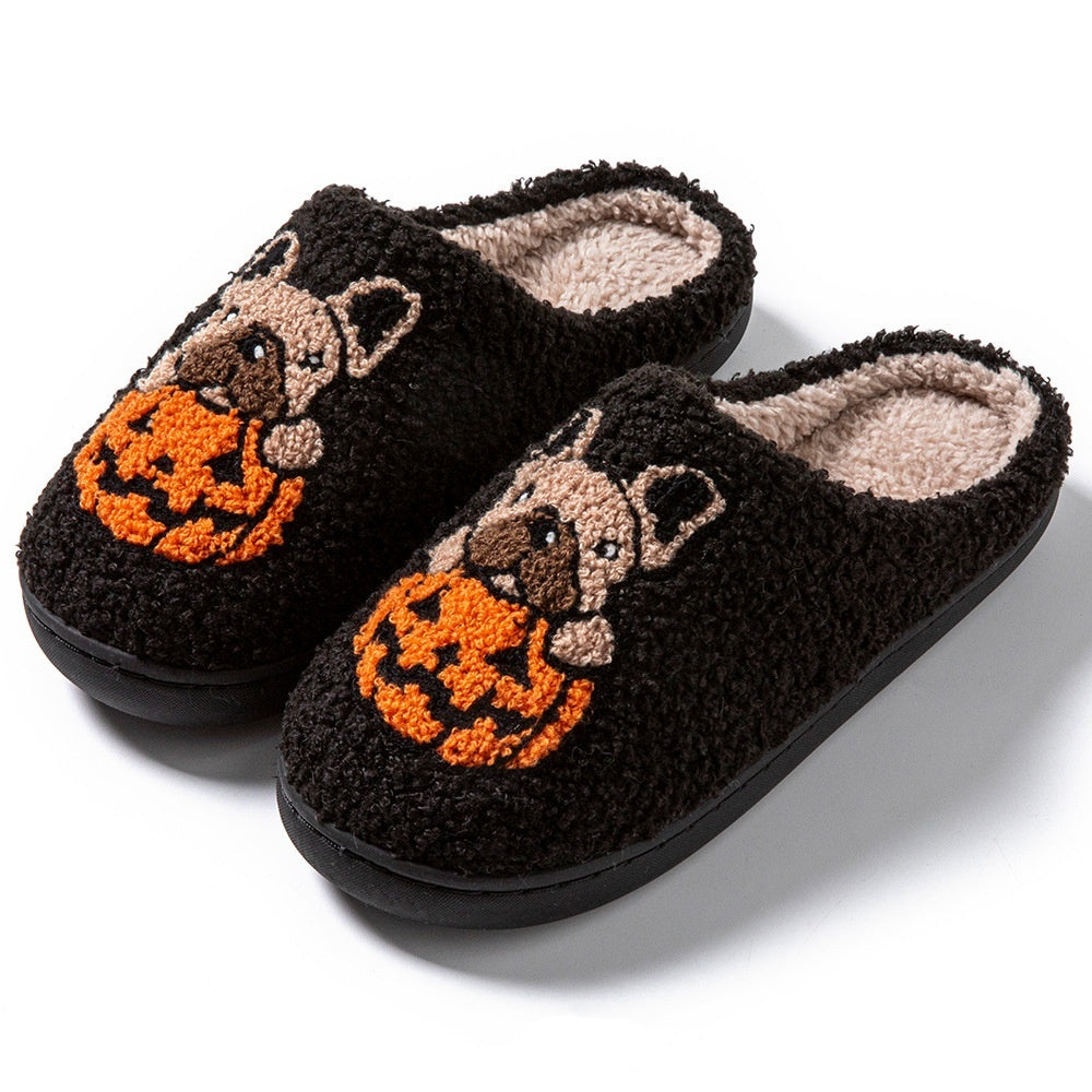 Halloween Cute Comfy Pumpkin House Slippers