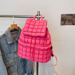 Candy Color Quilted Backpack