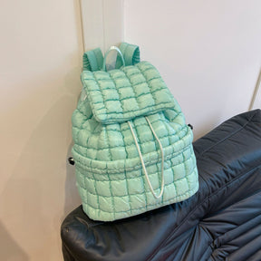 Candy Color Quilted Backpack