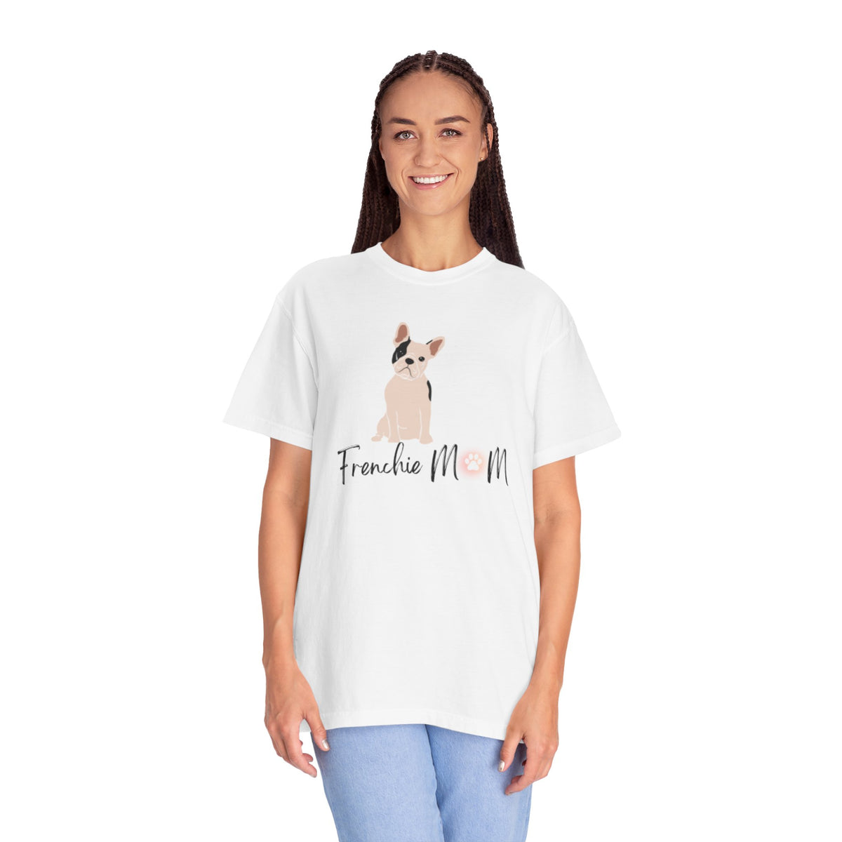 Frenchie MoM - Unisex Garment-Dyed T-shirt