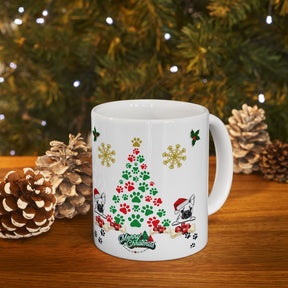 Merry Christmas Dog Ceramic Mug - Dog Mom, Christmas Gifts