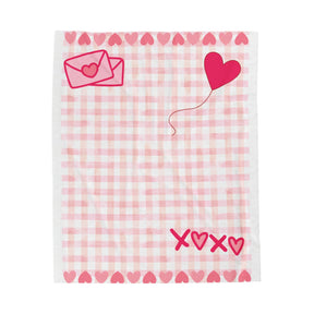 Her Love Letter Velveteen Plush Blanket