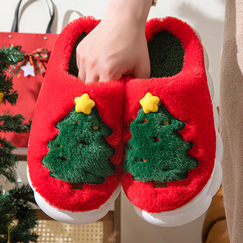 Christmas Tree Slippers – Cozy Holiday Comfort