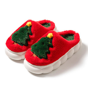 Christmas Tree Slippers – Cozy Holiday Comfort