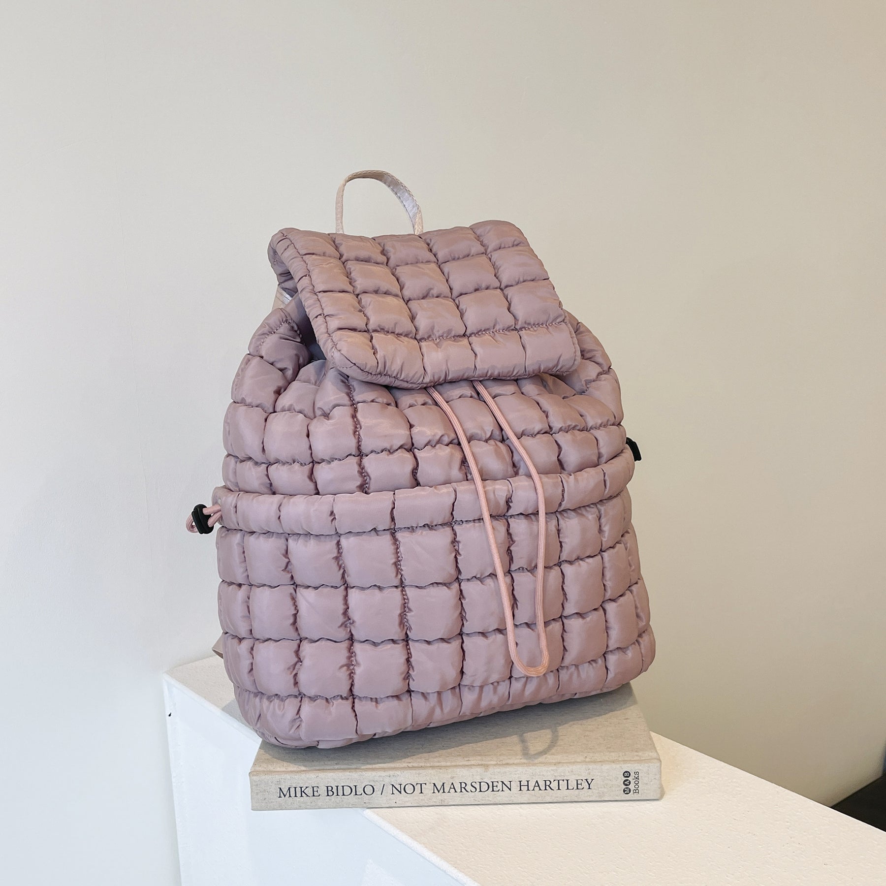 Candy Color Quilted Backpack